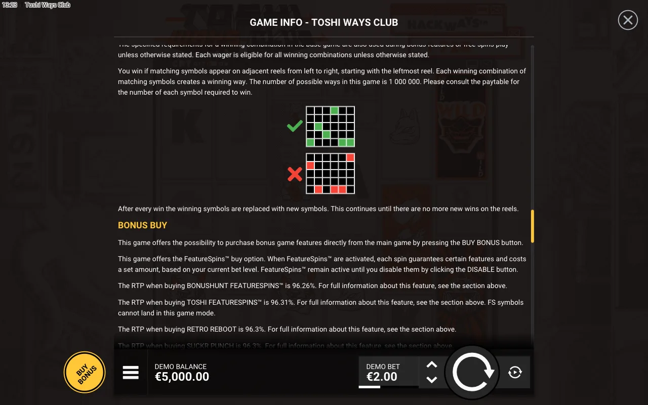 Game rules, page 6 — Toshi Ways Club