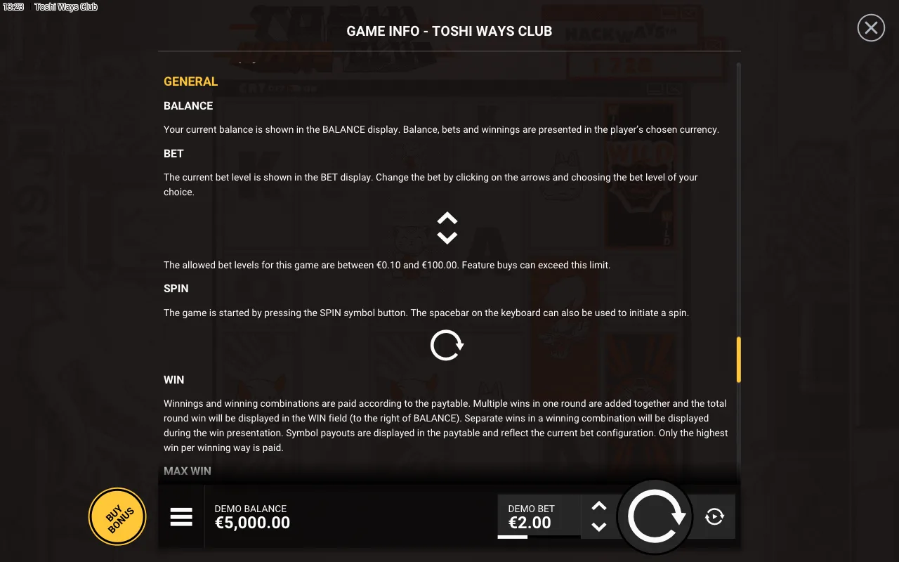 General — Toshi Ways Club