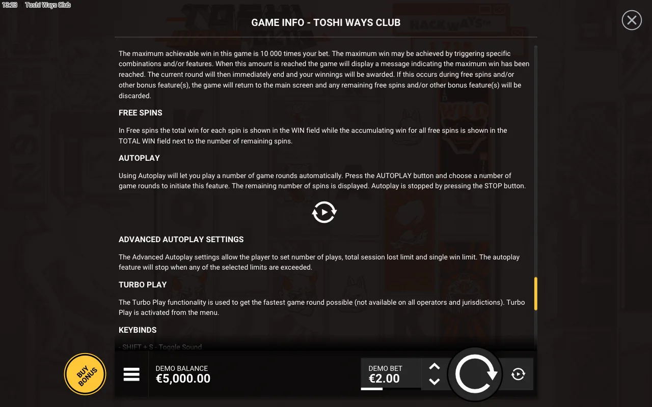 Game rules, page 8 — Toshi Ways Club
