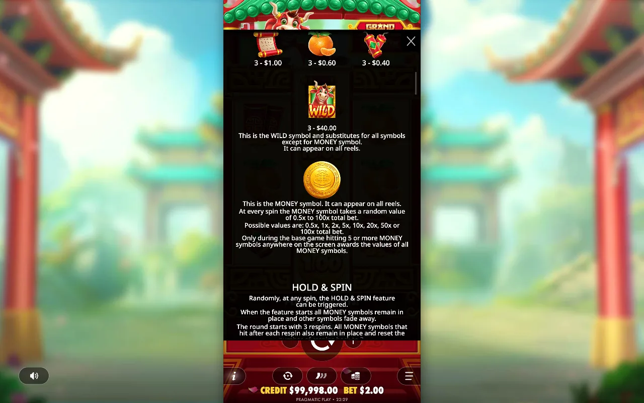 Game rules, page 3 — Touro Sortudo