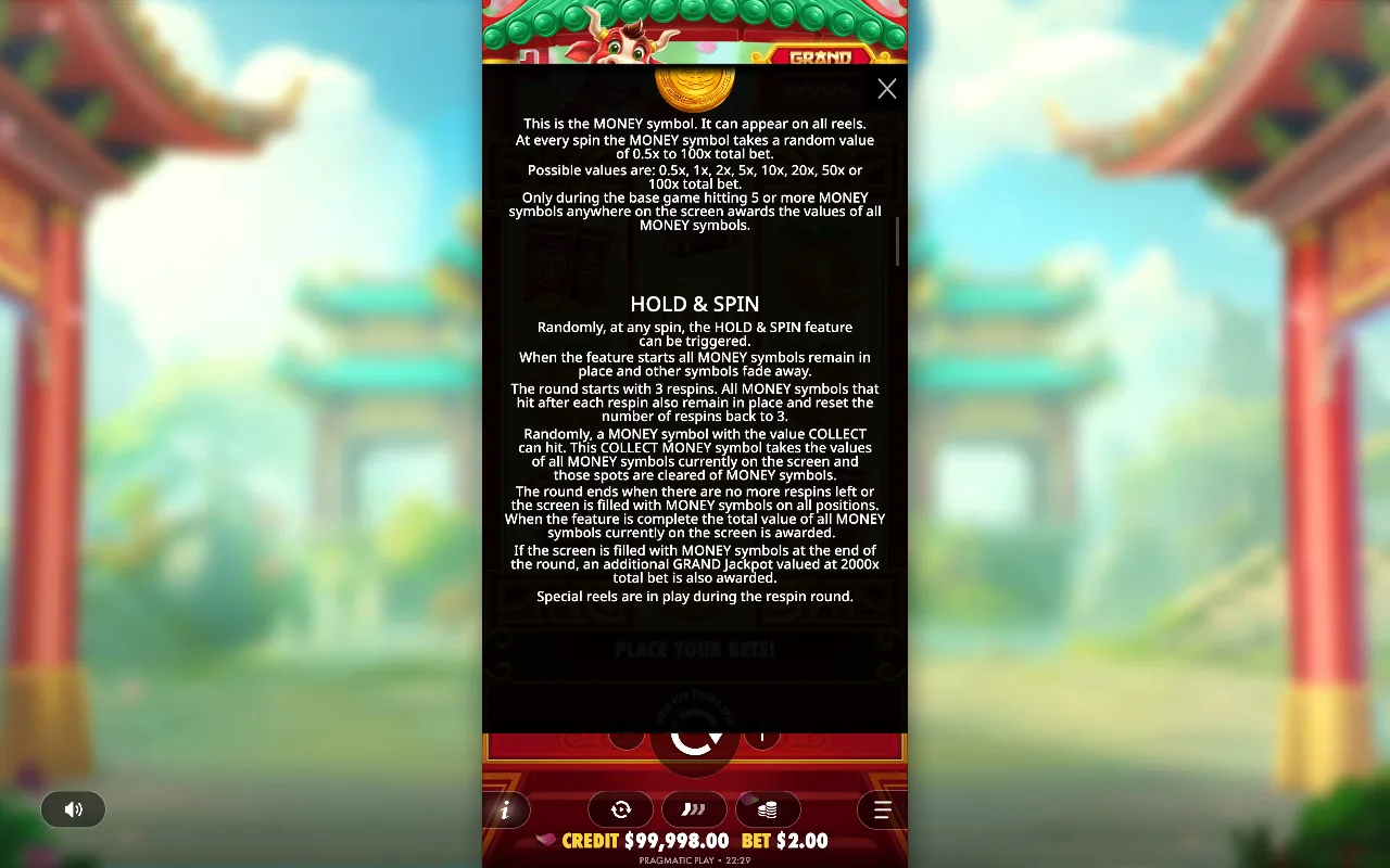 Game rules, page 6 — Touro Sortudo