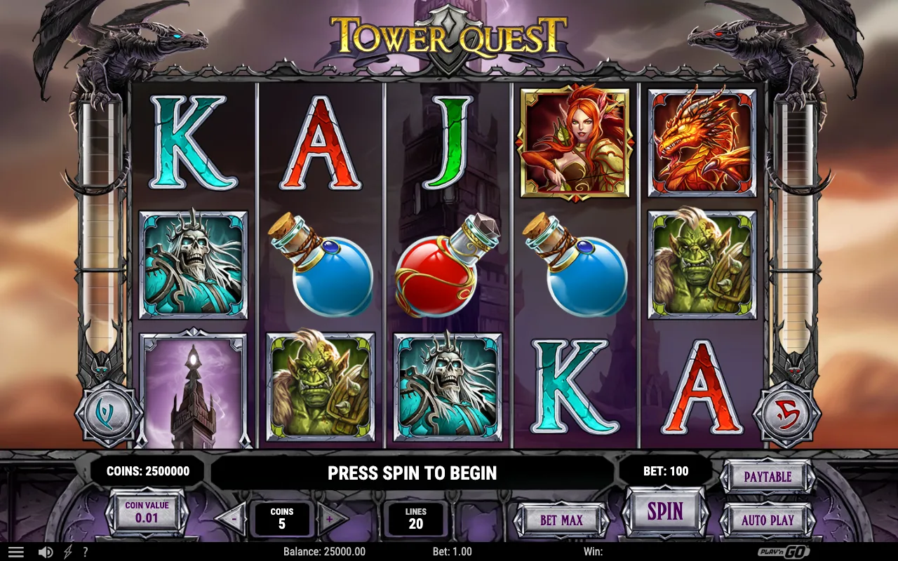 The base game — Tower Quest