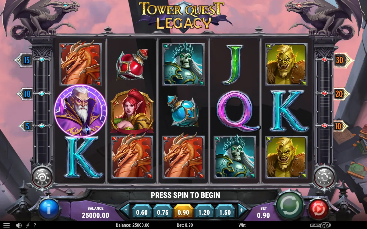 The base game — Tower Quest Legacy