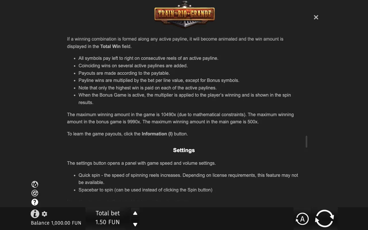 Game rules, page 8 — Train to Rio Grande