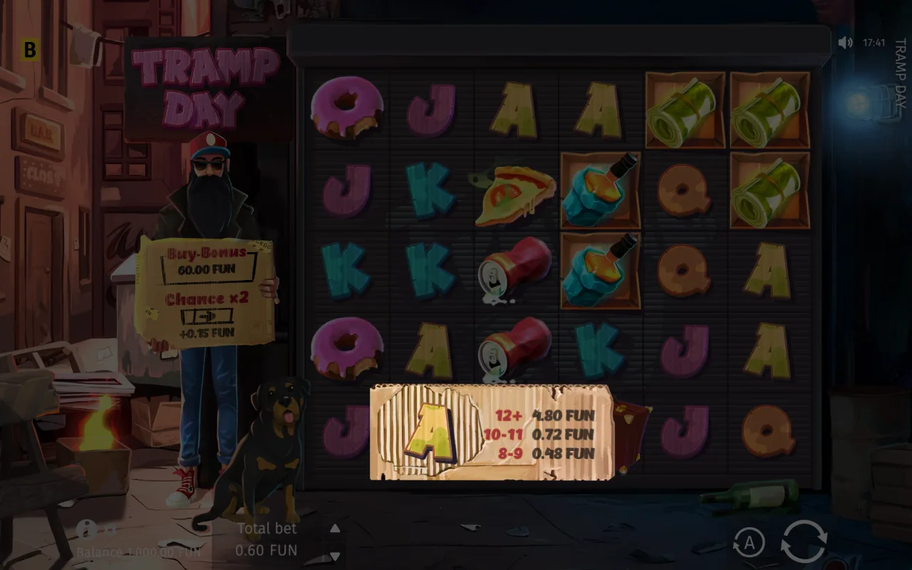 The base game — Tramp Day
