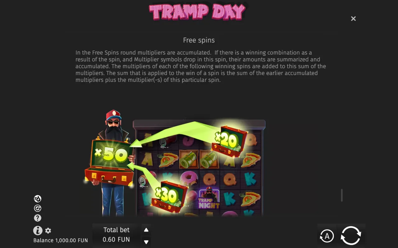 Game rules, page 4 — Tramp Day