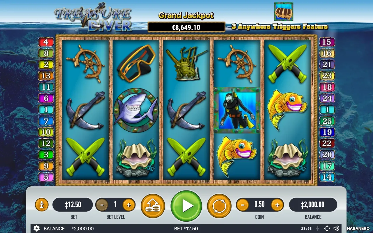 Das Basisspiel — Treasure Diver