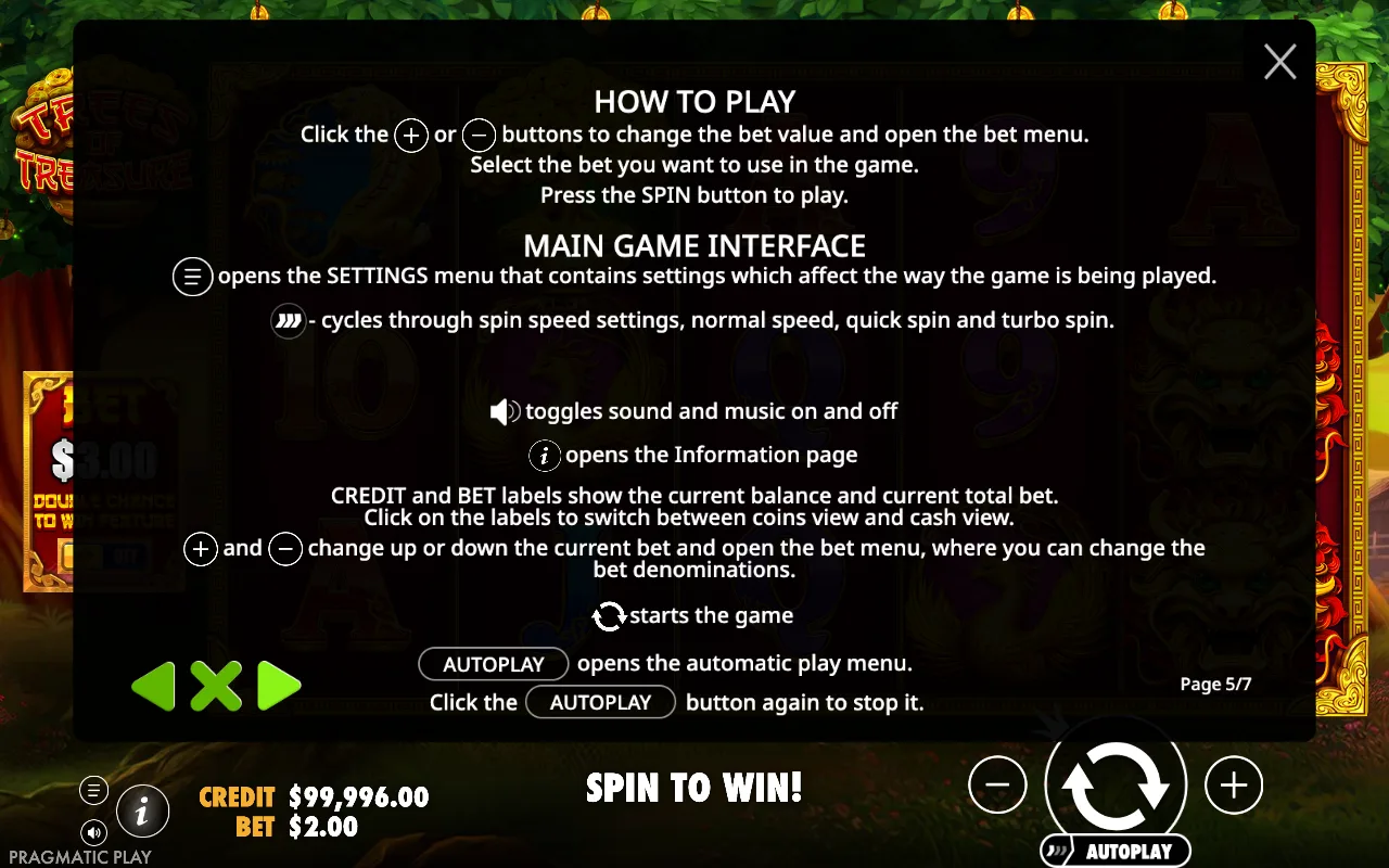 How to play — Trees of Treasure