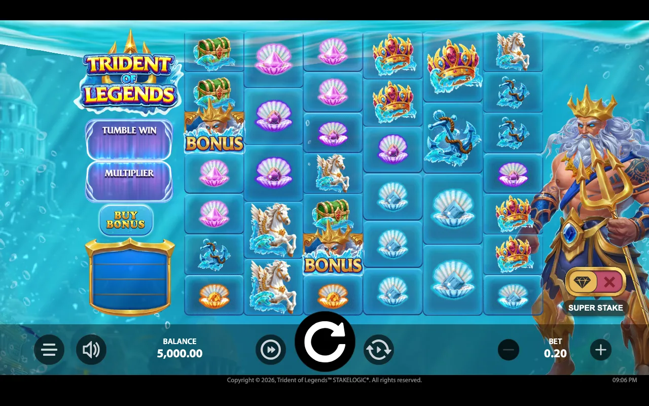 The base game — Trident of Legends