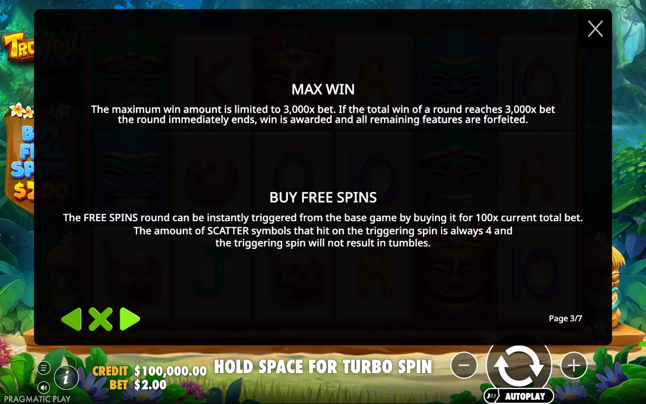 Max win — Tropical Tiki