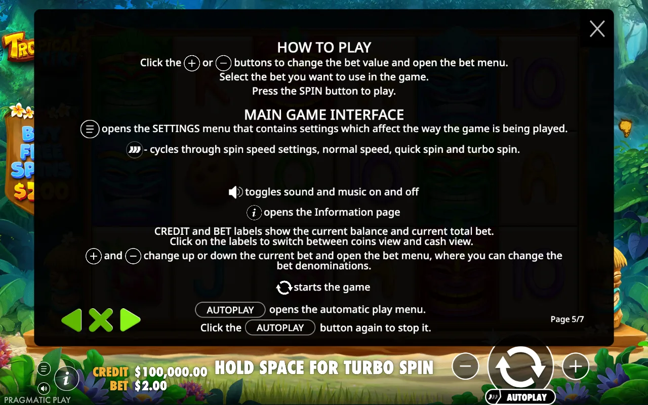 How to play — Tropical Tiki
