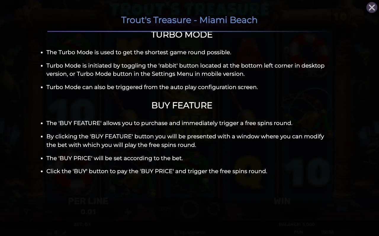 Buy feature — Trouts Treasure Miami Beach