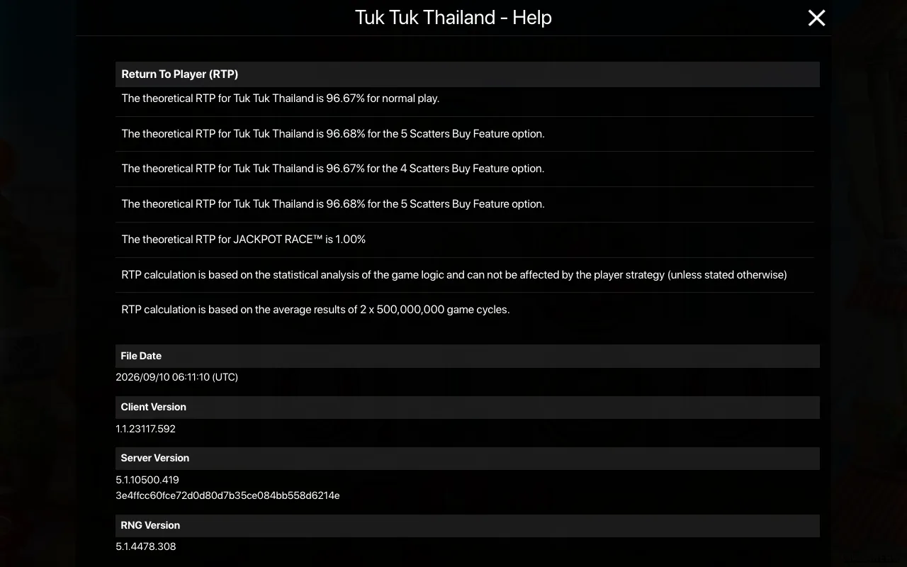 Règles du jeu, page 2 — Tuk Tuk Thailand