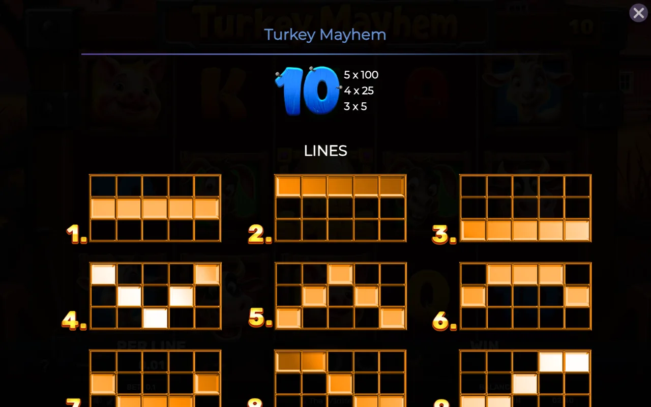 Lines — Turkey Mayhem