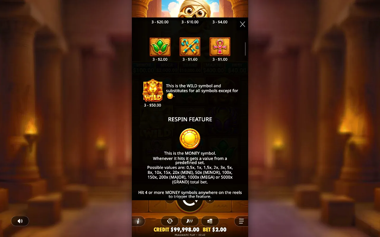Game rules, page 3 — Tut's Treasure Tower