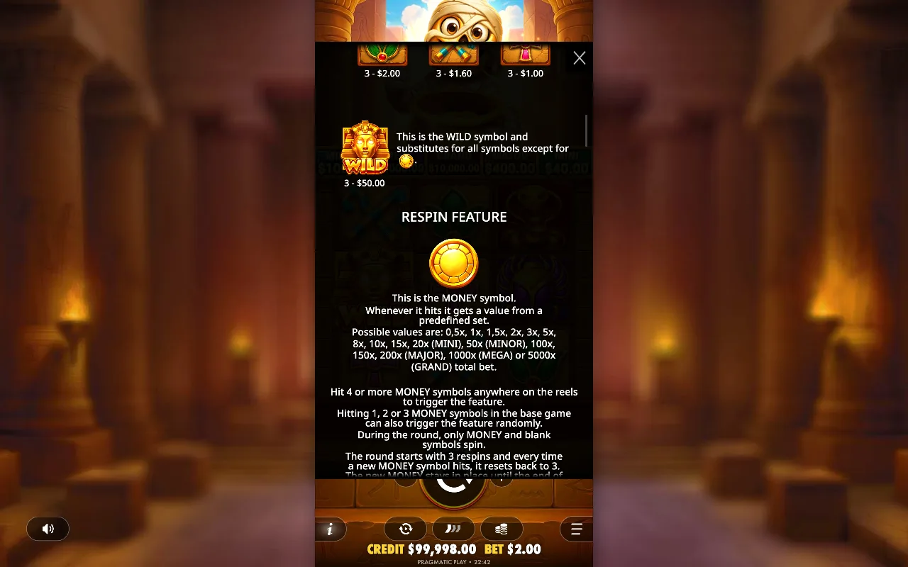 Game rules, page 4 — Tut's Treasure Tower