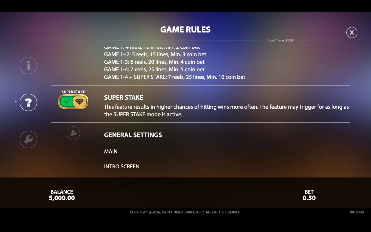 Game rules, page 5 — Twin4timer