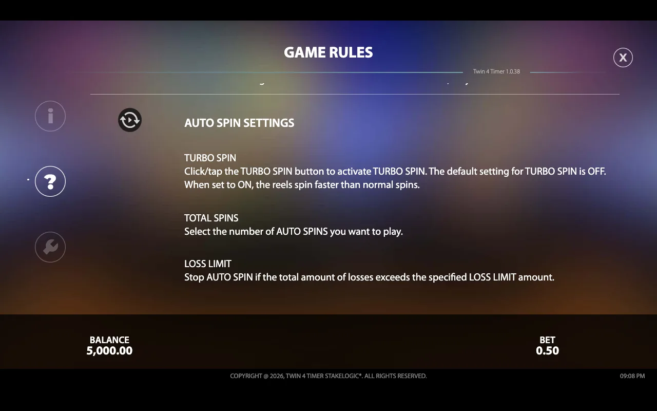 Game rules, page 6 — Twin4timer