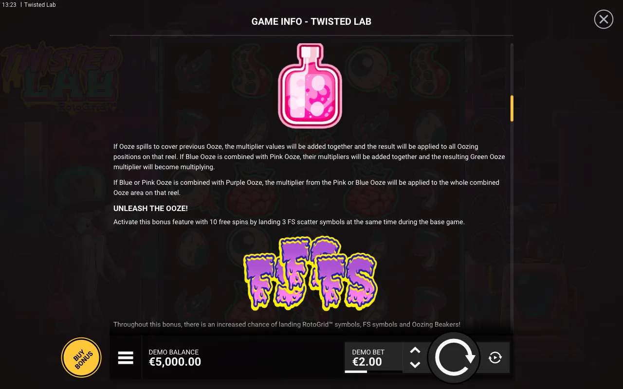Game rules, page 3 — Twisted Lab