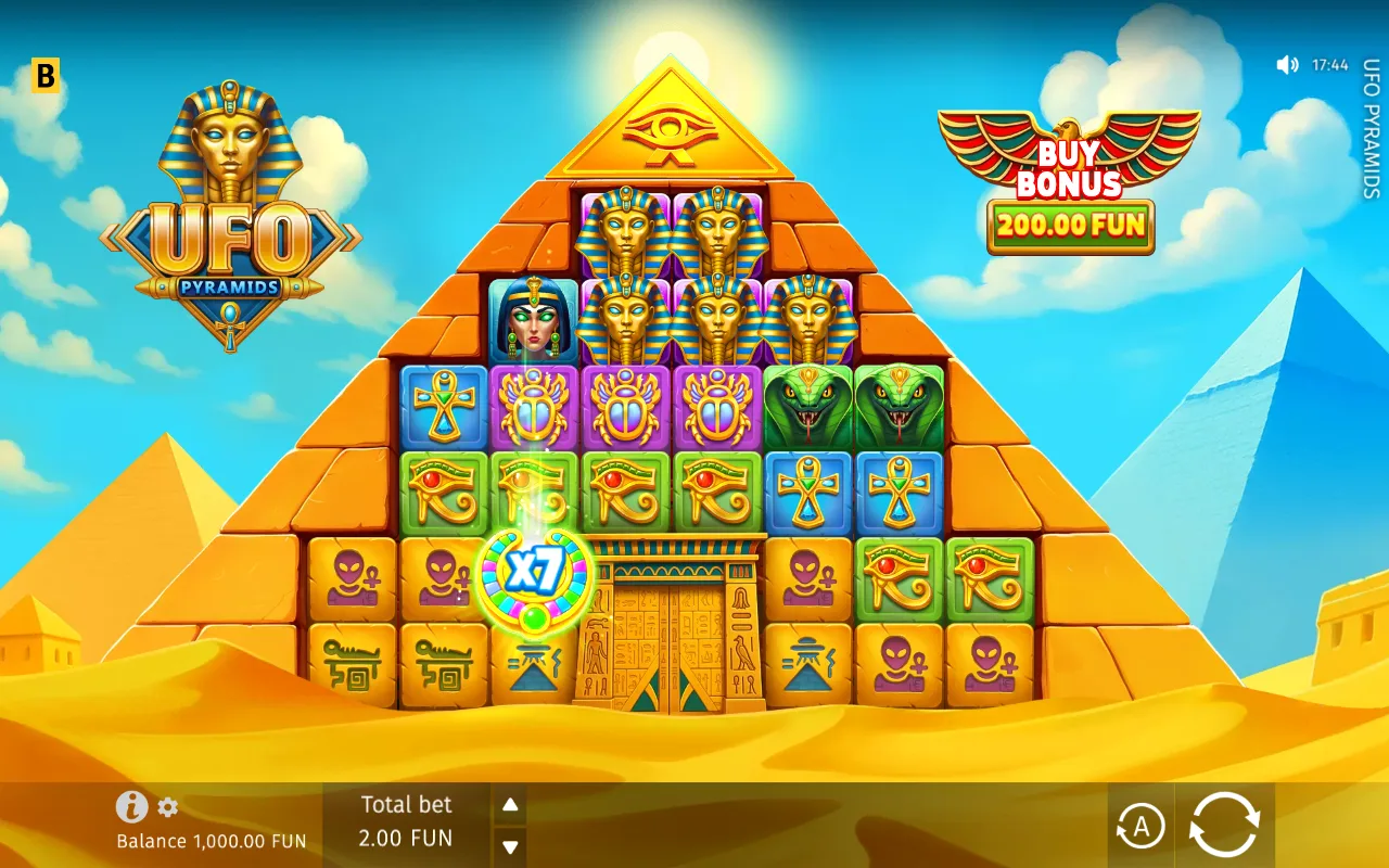 The base game — UFO Pyramids