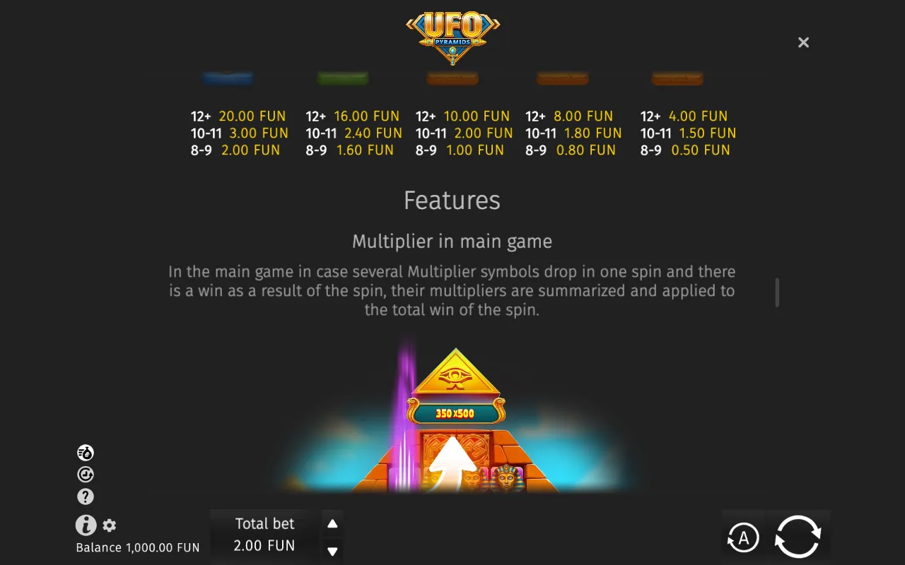 Game rules, page 3 — UFO Pyramids