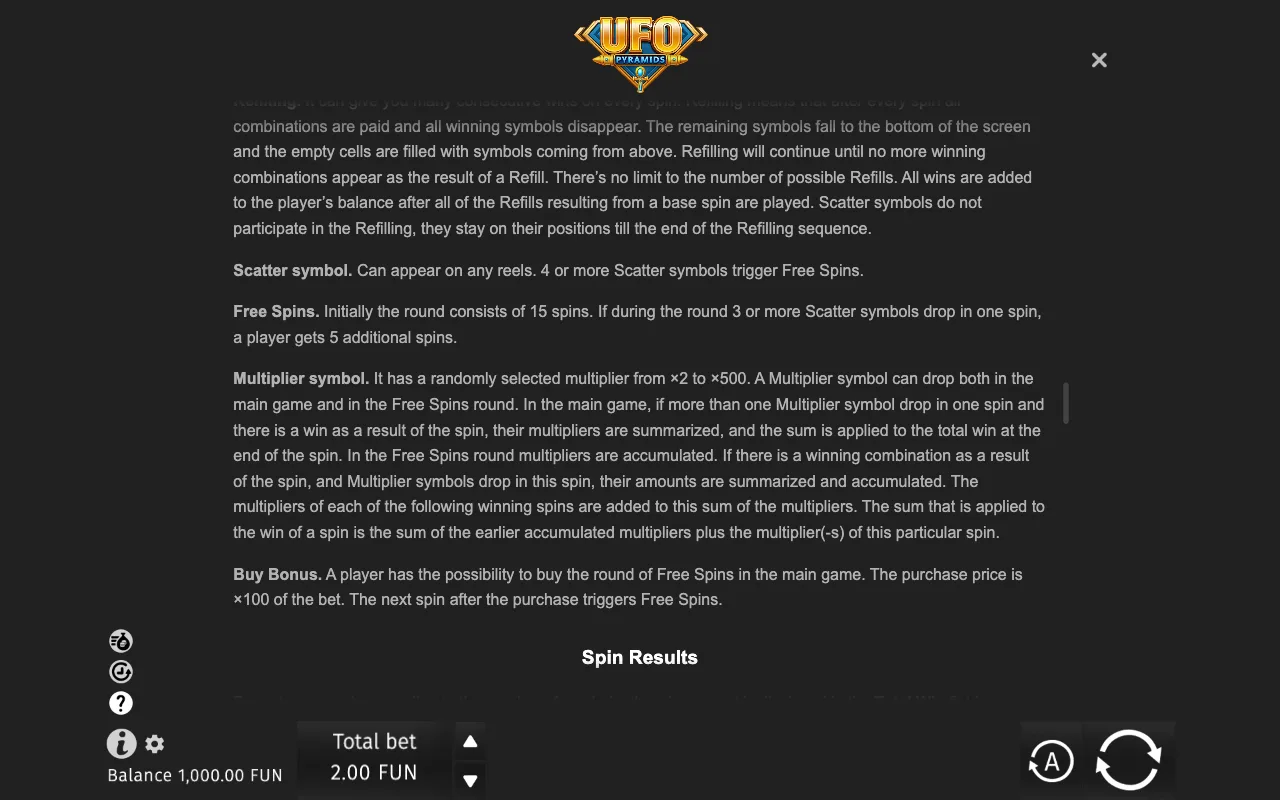 Game rules, page 8 — UFO Pyramids