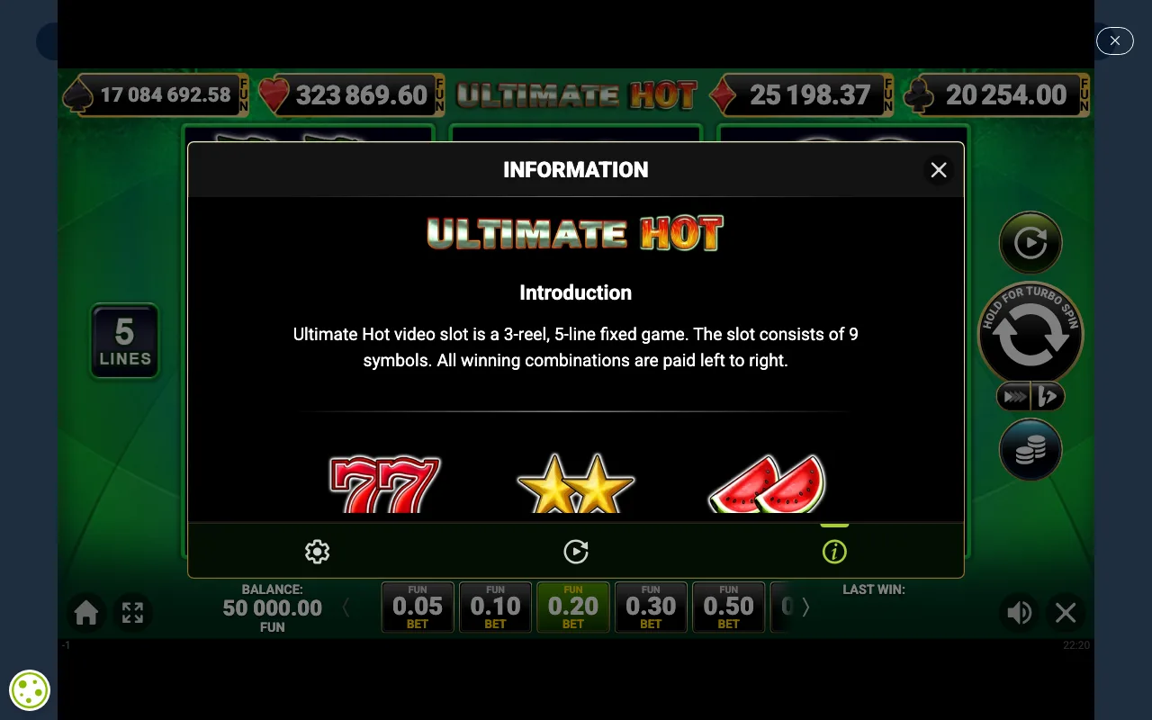 Game rules, page 1 — Ultimate Hot