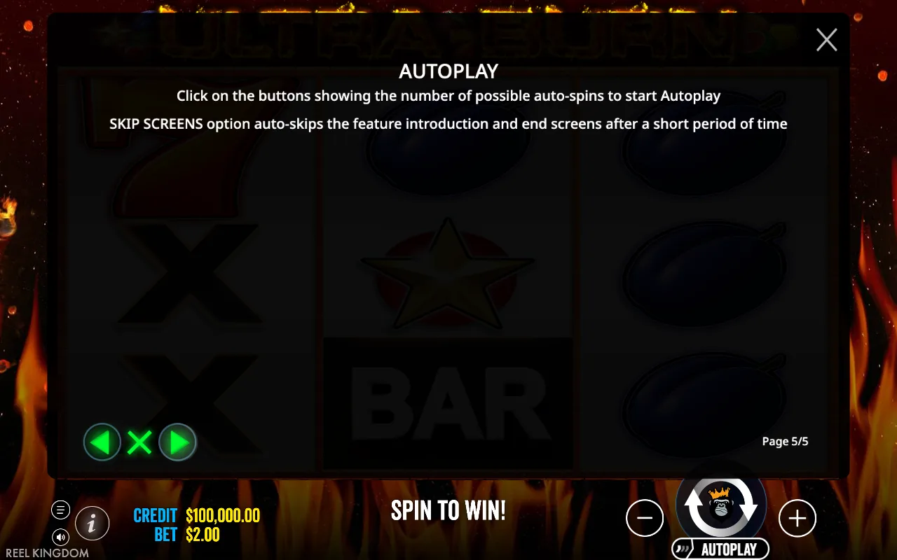 Autoplay — Ultra Burn