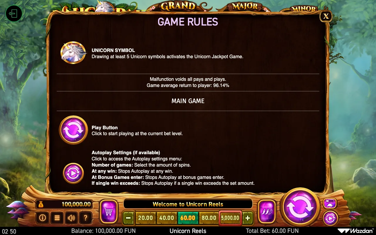 Game rules, page 8 — Unicorn Reels