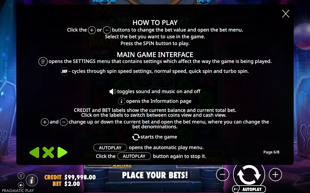 How to play — Vampy Party