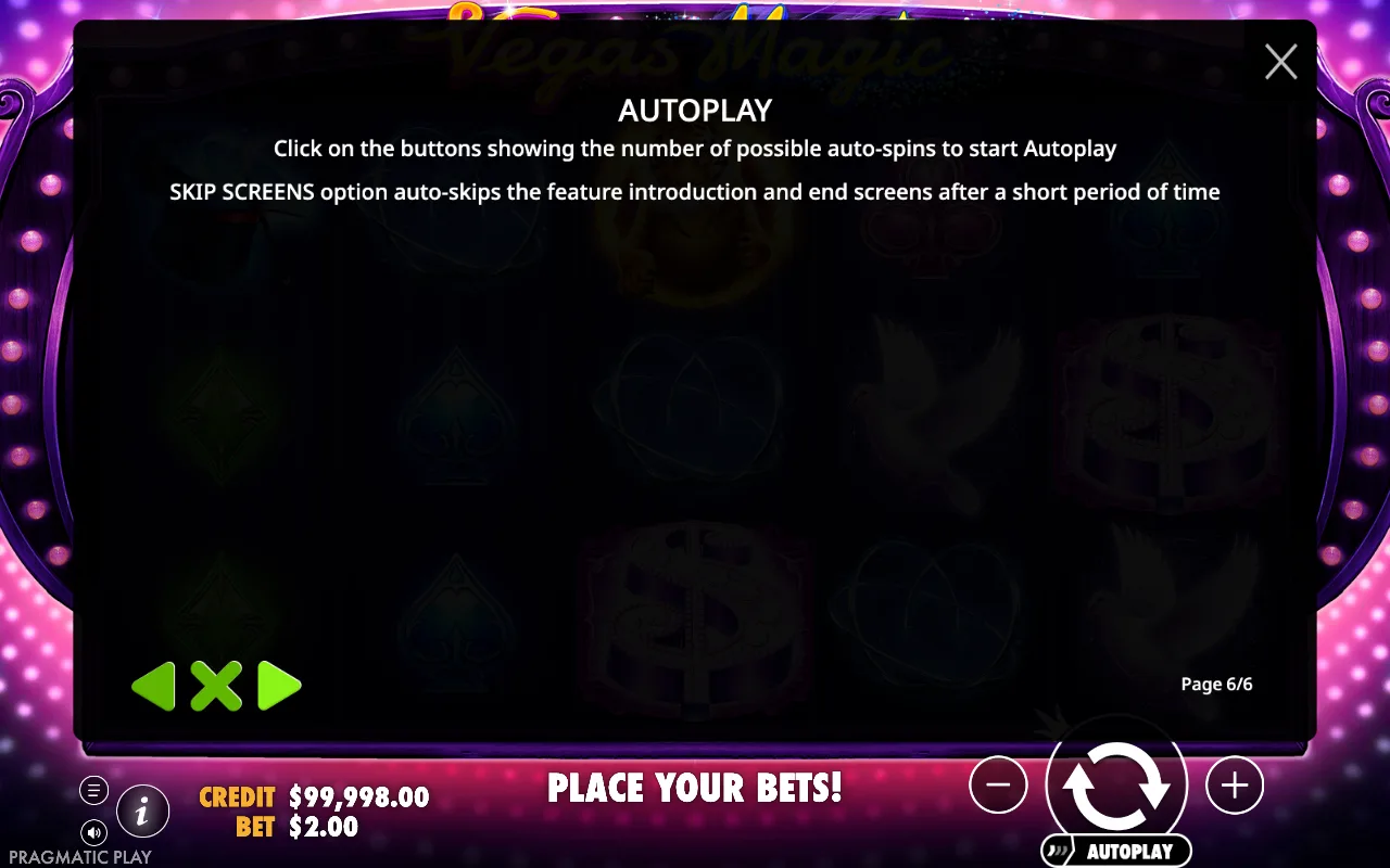 Autoplay — Vegas Magic
