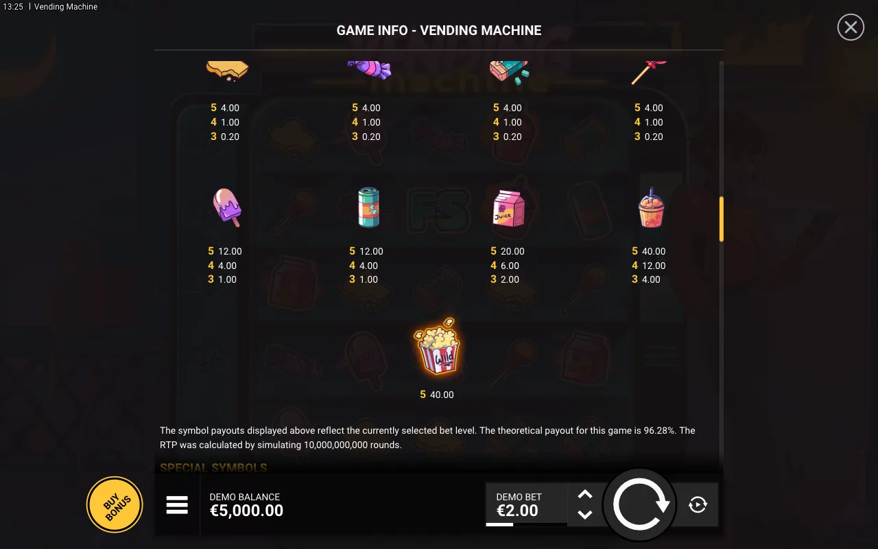 Game rules, page 4 — Vending Machine