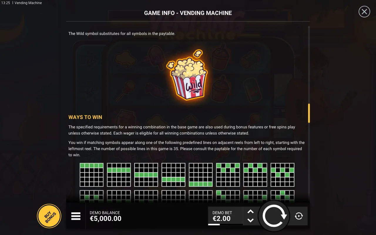 Ways to win — Vending Machine