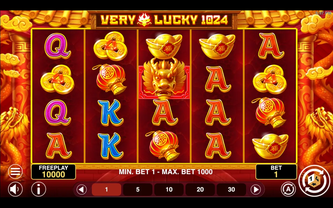 The base game — Very Lucky 1024