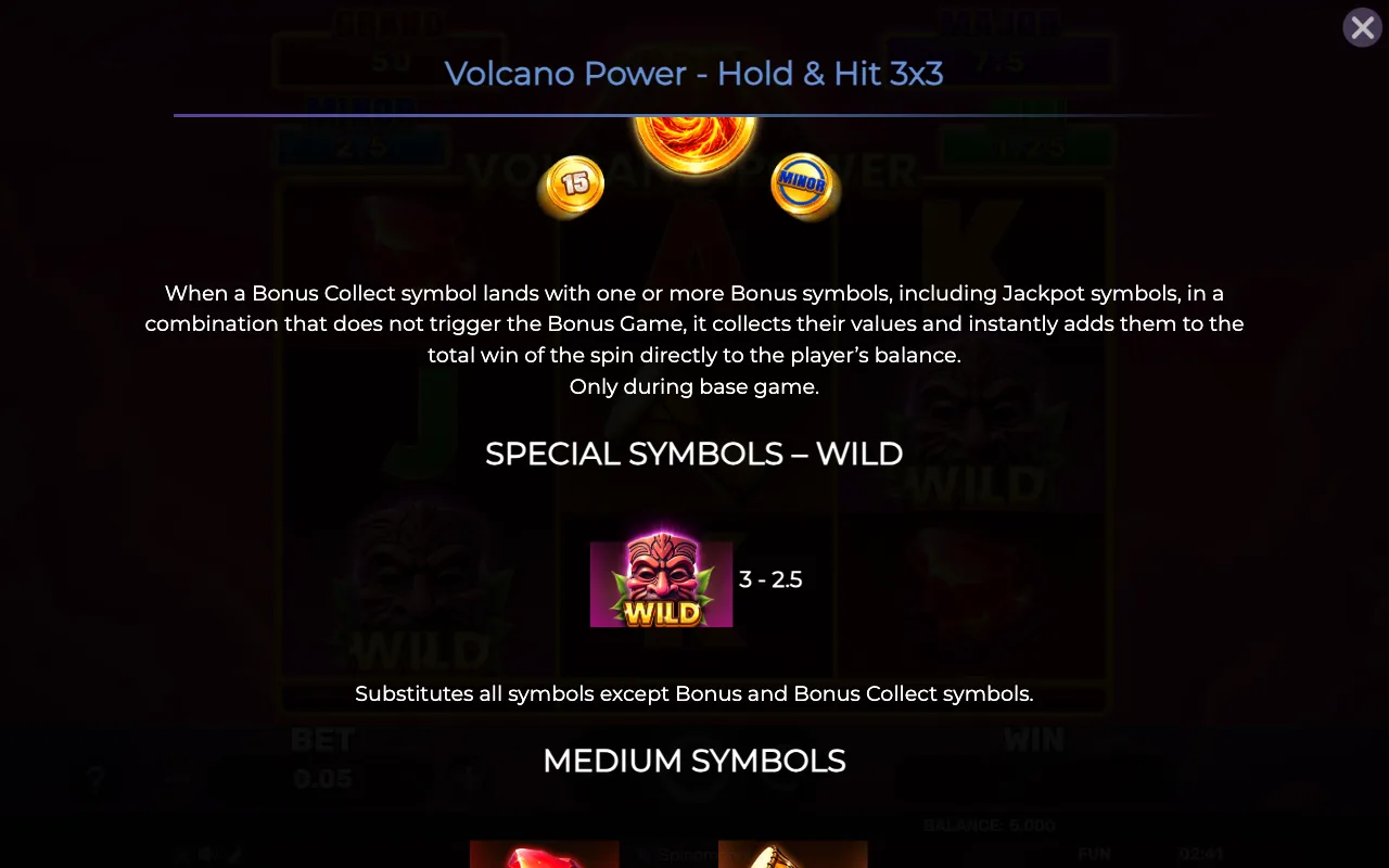 Game rules, page 4 — Volcano Power Holdhit 3x3