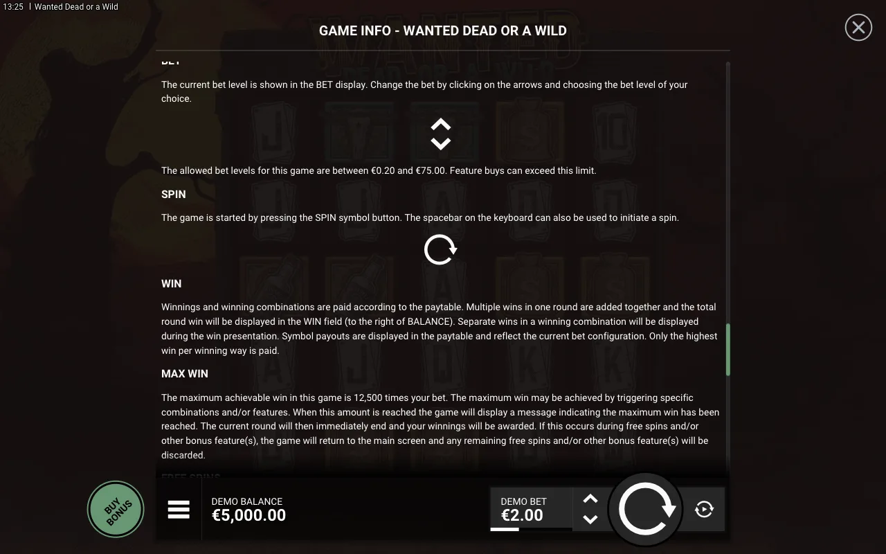 Spin — Wanted Dead or a Wild