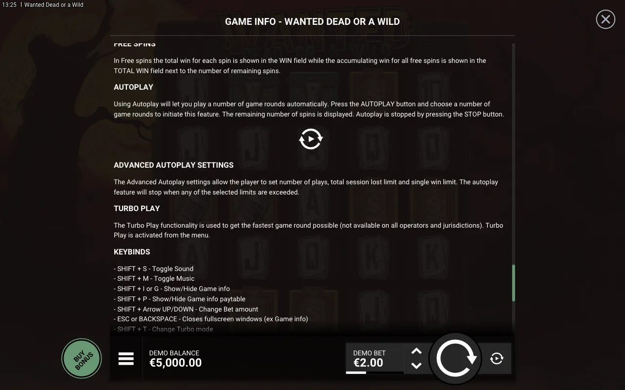 Autoplay — Wanted Dead or a Wild