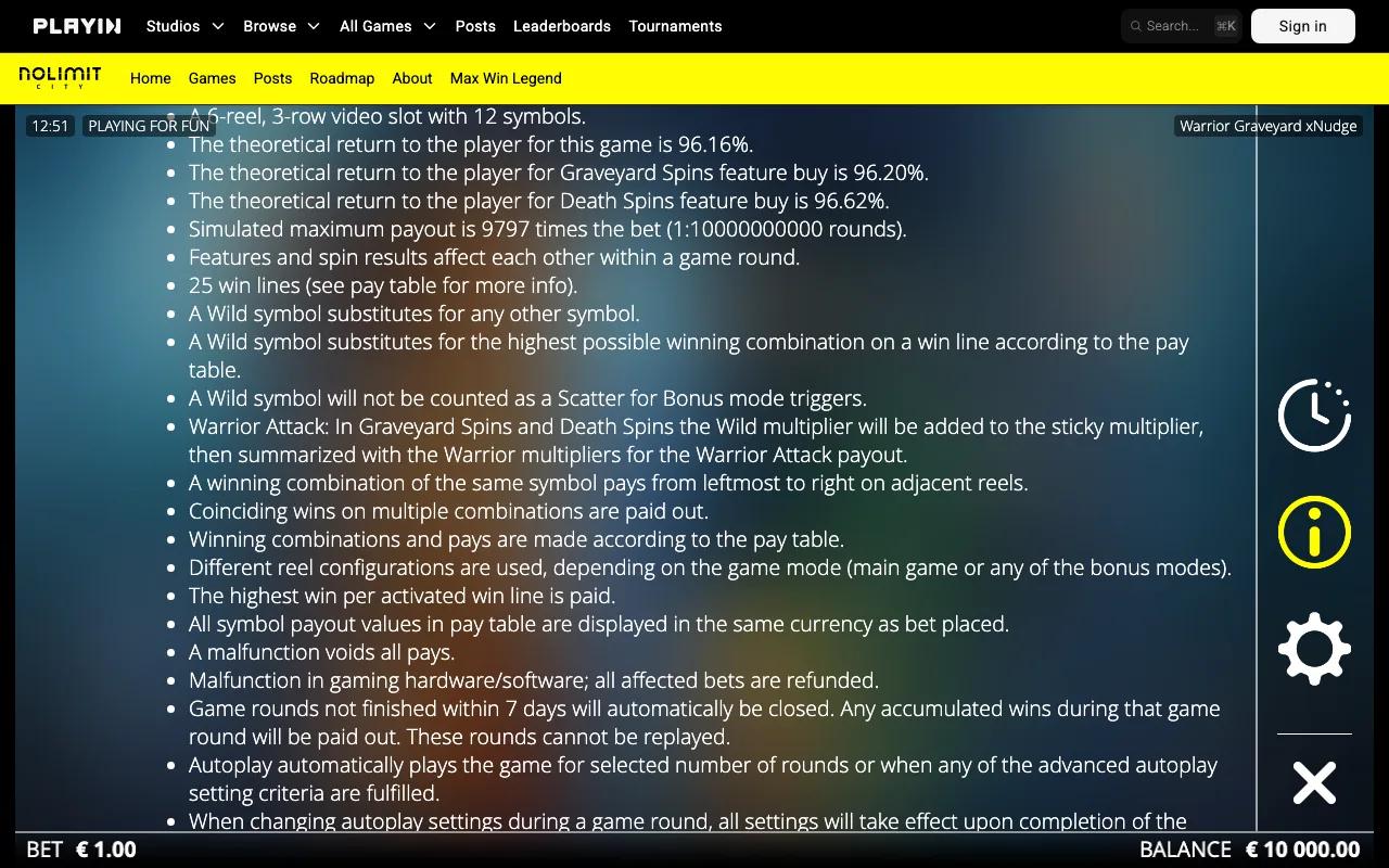 Game rules, page 3 — Warrior Graveyard xNudge