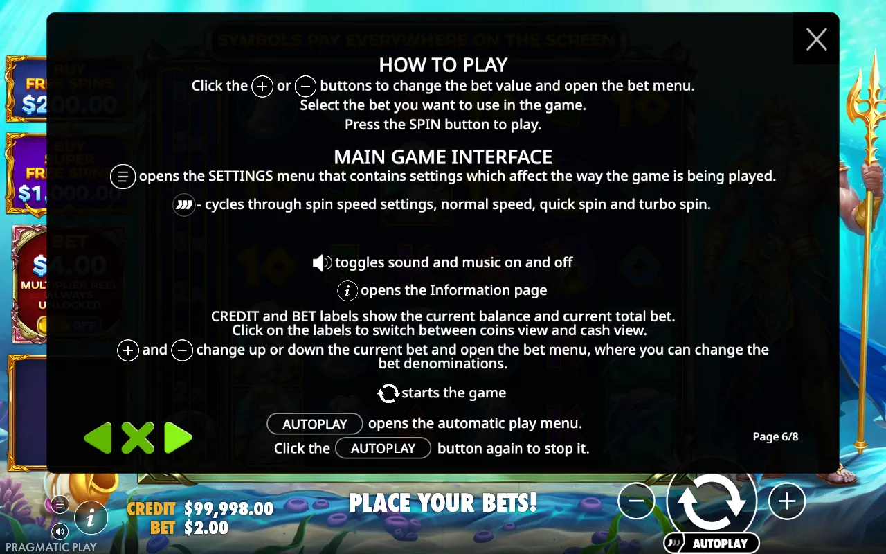 How to play — Waves of Poseidon