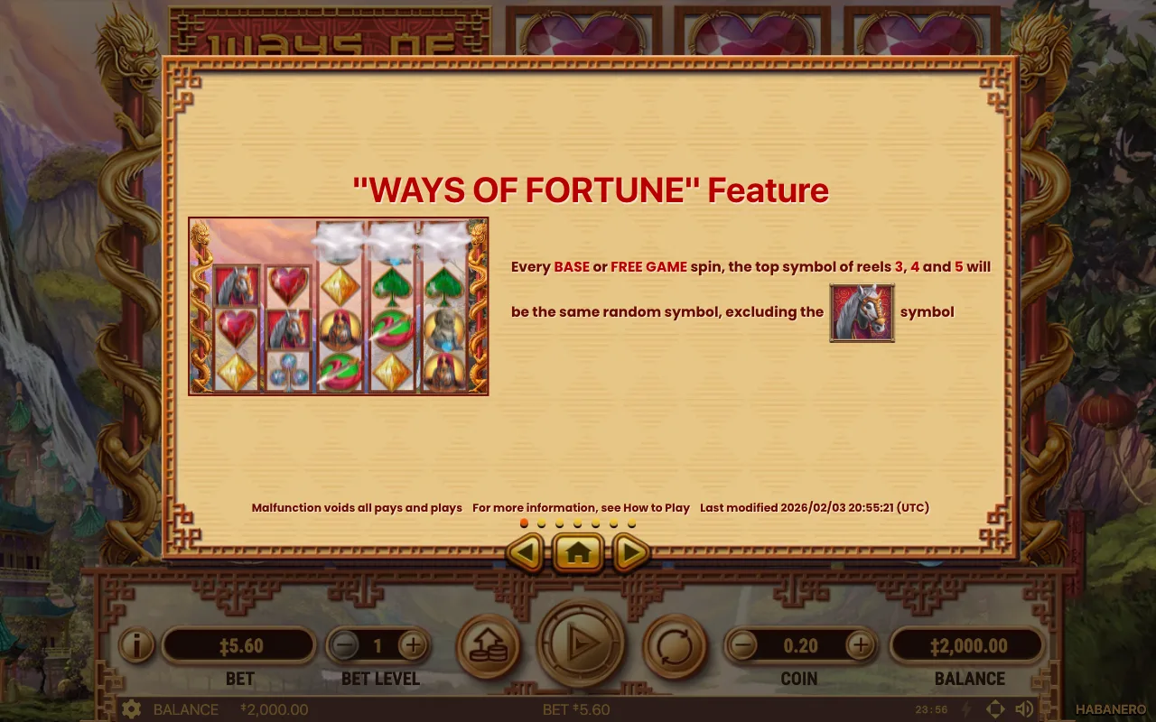 Règles du jeu, page 3 — Ways Of Fortune