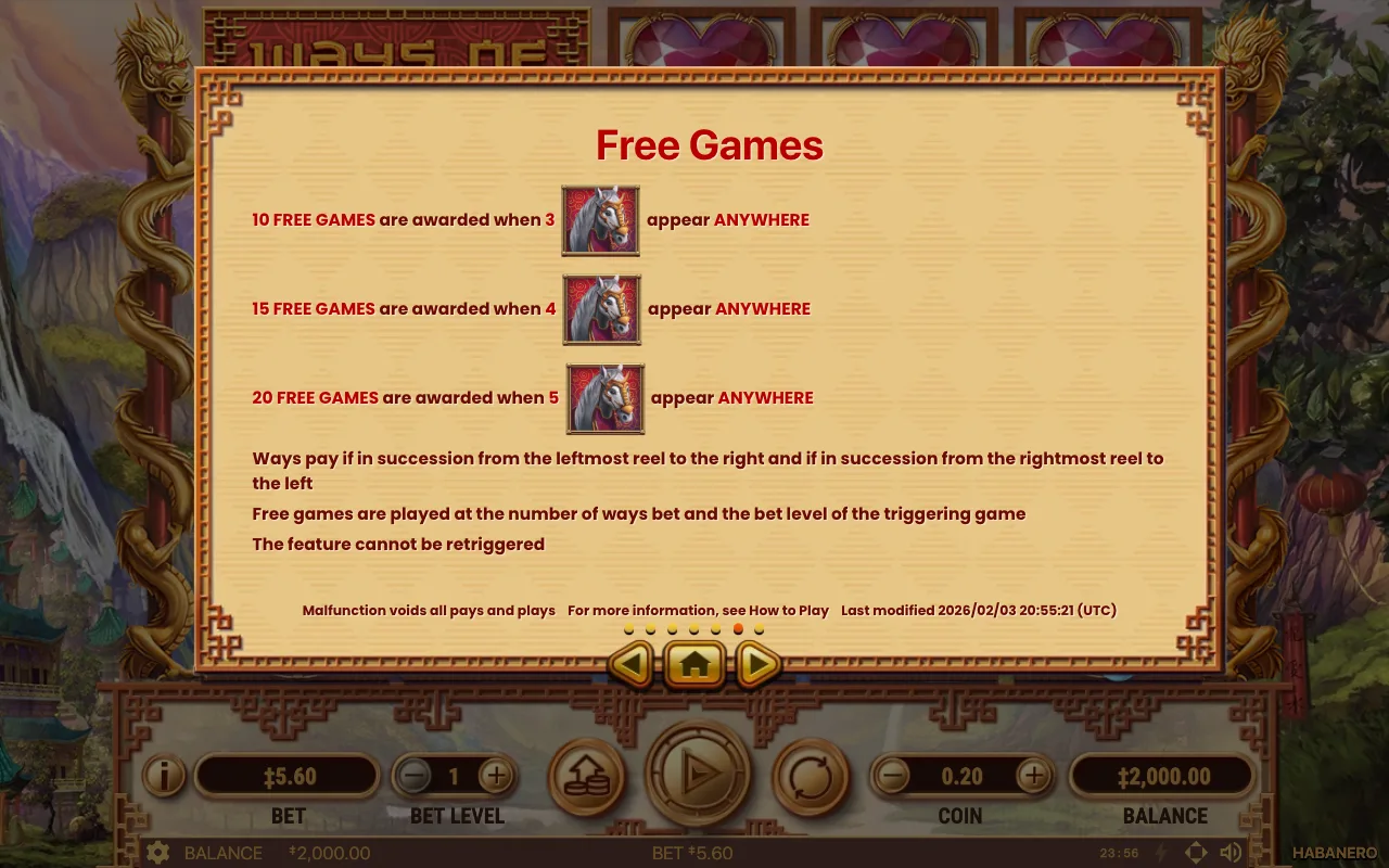 Règles du jeu, page 8 — Ways Of Fortune