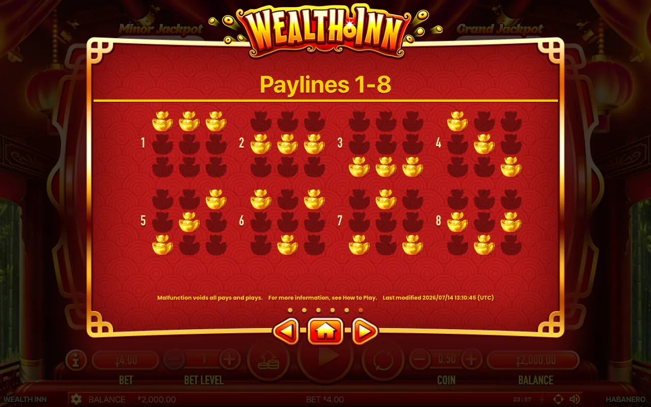Game rules, page 7 — Wealth Inn