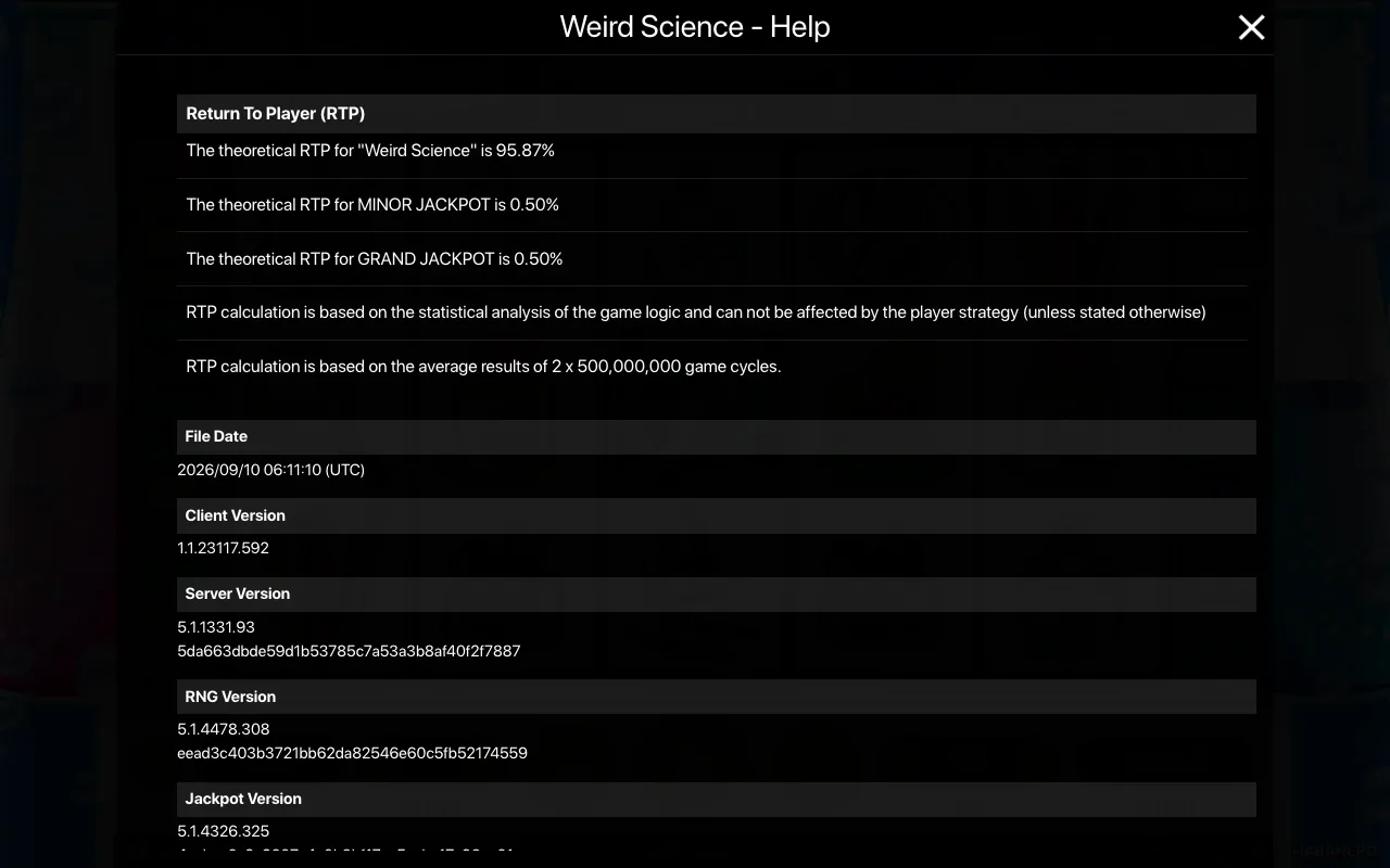 Game rules, page 2 — Weird Science