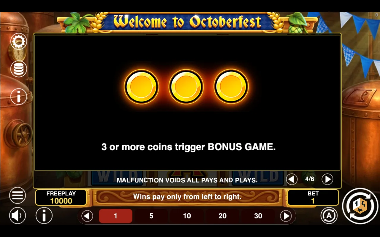 Game rules, page 4 — Welcome to Octoberfest