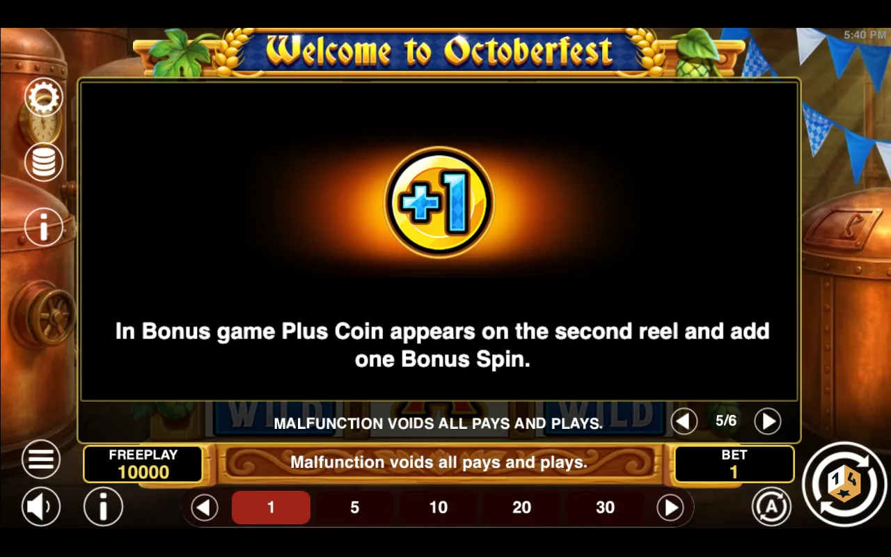 Game rules, page 5 — Welcome to Octoberfest