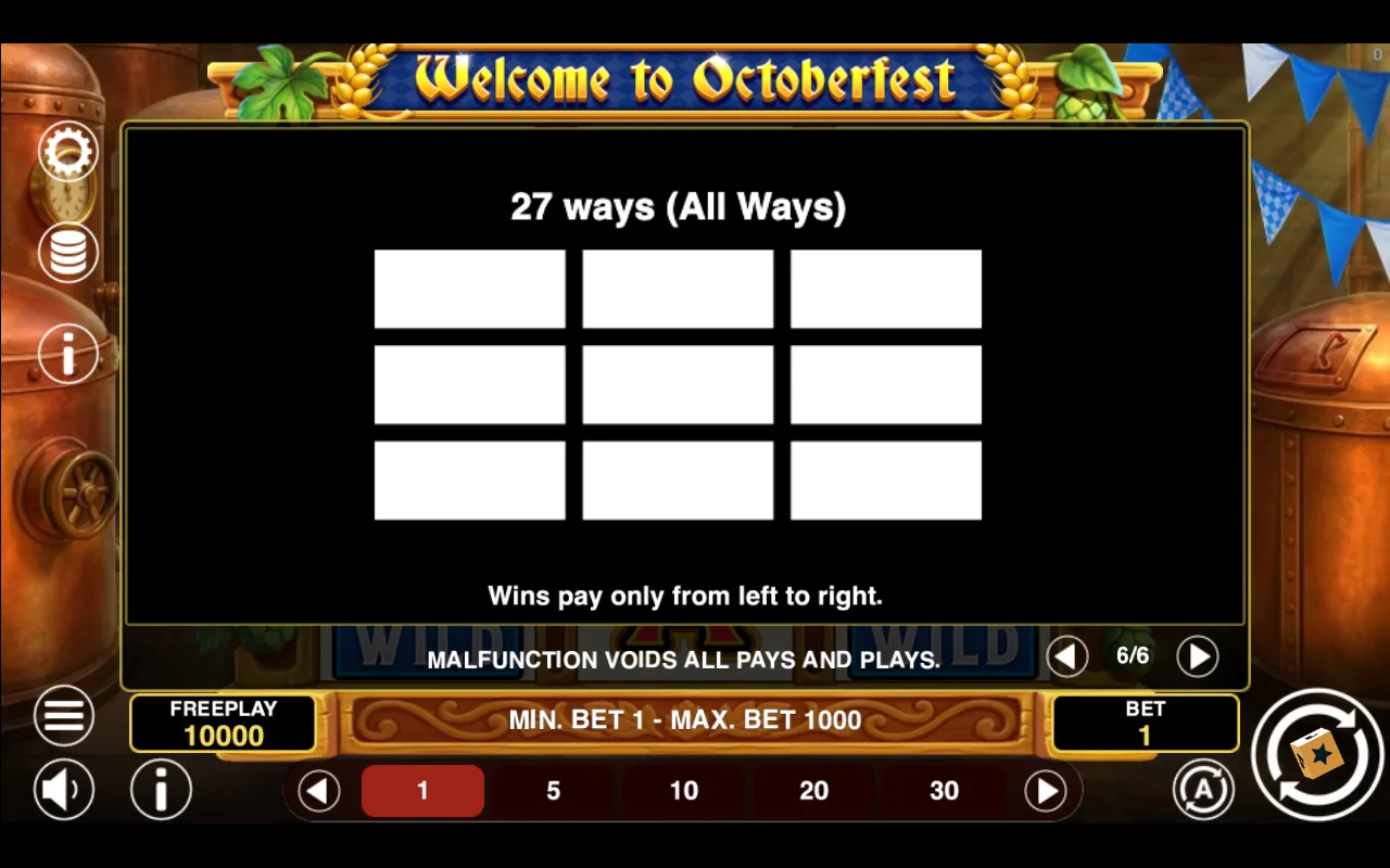 Game rules, page 6 — Welcome to Octoberfest