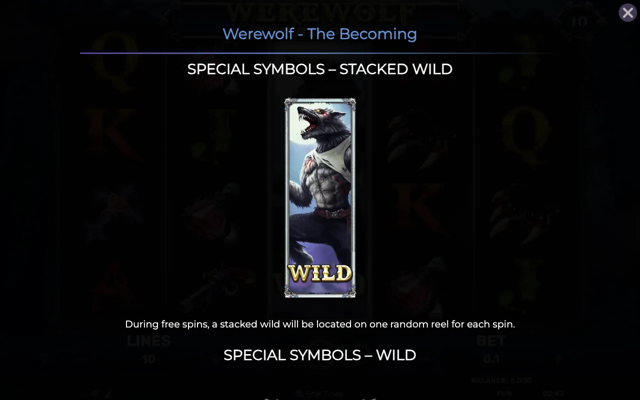 Game rules, page 2 — Werewolf The Becoming