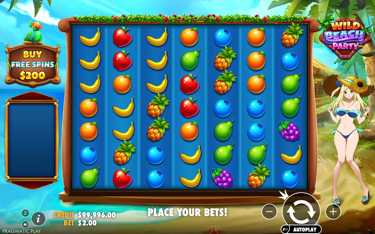 The base game — Wild Beach Party