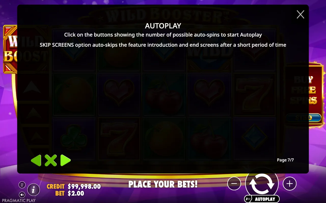 Autoplay — Wild Booster