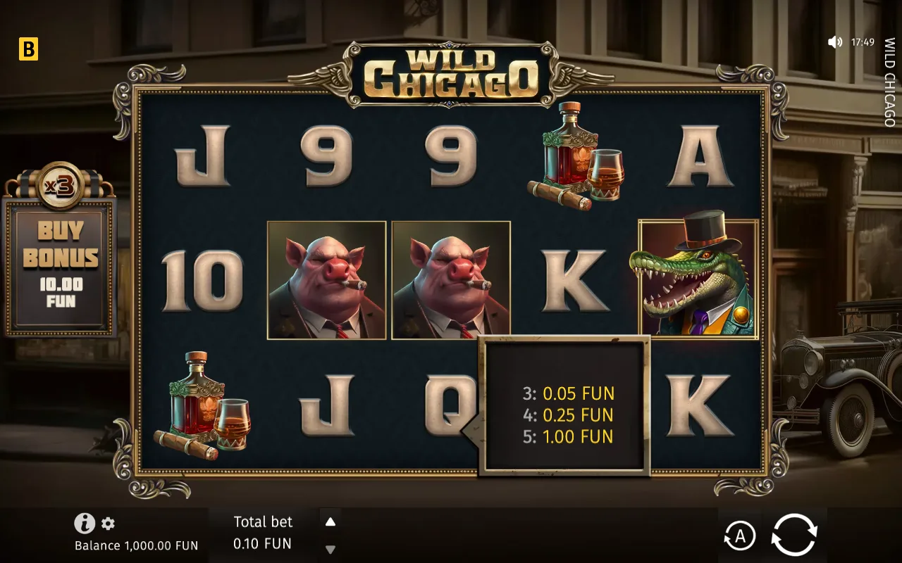 The base game — Wild Chicago